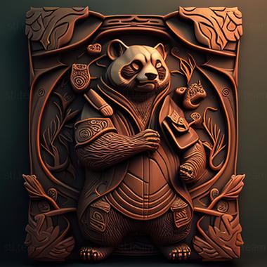 3D model Kung Fu panda 2 (STL)